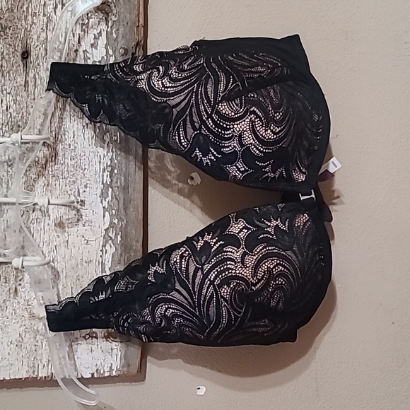 Black lace bra Adored by Adore Me 40dd - Picture 1 of 4